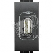 LL Разъем для зарядки USB антрацит (L4285C)