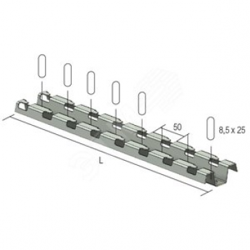 Профиль монтажный RCSN 200 SS 316L (CM013204)