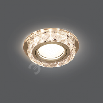 Светильник Backlight BL039 Кругл. Кристалл/Хром, Gu5.3, LED 2700K 1/40