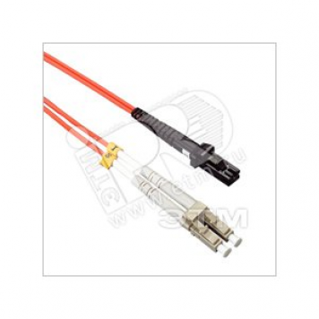 Патч-корд волоконно-оптический (шнур) SM 9/125 (OS2) MTRJ/UPC-LC/UPC duple* LSZH 1 м