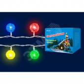 ULD-S0280-020/DTA RGB IP20 BALLS Гирлянда светодиодная «Шарики» с контроллером, 20 светодиодов, 2,8 м, RGB, IP20, провод прозрачный.