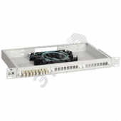 Кросс 1U укомплектованный SC (Simplex) 12шт (OM4)