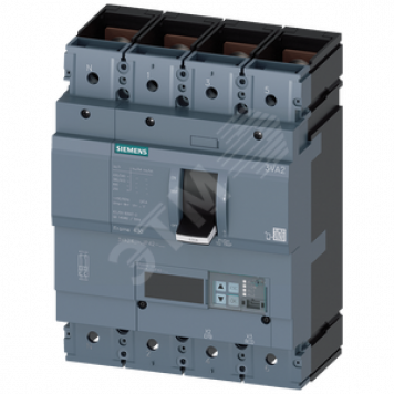 CIRCUIT BREAKER 3VA2 IEC FRAME 630 BREAKING CAPACITY CLASS C ICU=110KA @ 415 V 4-POLE, LINE PROTECTION ETU550, LSI, IN=630A