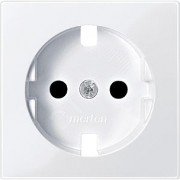 Центральная плата для механизмов розеток Schuko белый (MTN2330-0325)