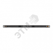 Панель 19 дюйм 05U 24 порта Кат.5e RJ45/8P8C неэкран. черная (NMC-RP24UD2-HU-BK)