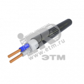 Кабель силовой ППГнг(А)-HF 2х2.5ок(N)-1 однопроволочный черный (бухта)