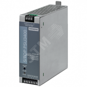Блок питания стабилизированный SITOP PSU3400 24 V/10 A, вход 48В (DC) (32-54 В), выход 24 В (DC) /10 A