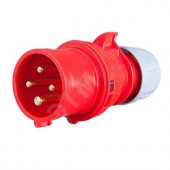 Вилка кабельная 16А/400V/3P+E/IP44 (014-6)