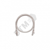 Шнур U/UTP 4 пары Кат.6 2хRJ45/8P8C T568B 7х0205мм PVC серый 5м (NMC-PC4UE55B-050-GY)