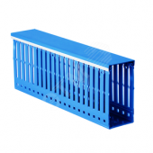 Короб перфорированный синий RL6 40x80