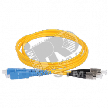 Патч-корд оптический 9/125 (OS2) SC/UPC-FC/UPC (Duplex) 50м
