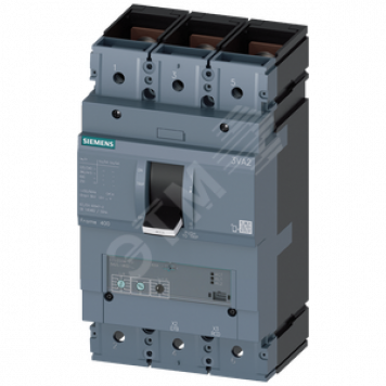 CIRCUIT BREAKER 3VA2 IEC FRAME 400 BREAKING CAPACITY CLASS M ICU=55KA @ 415 V 3-POLE, MOTOR PROTECTION ETU350M, LSI, IN=250A