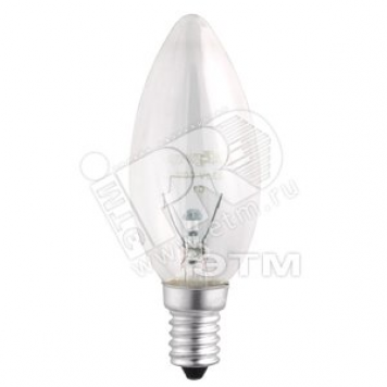 Лампа накаливания B35 240V 60W E14 clear (3320553)