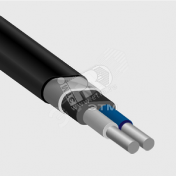 Кабель АВВГ нг(А)LS 2х4.0 1кВ