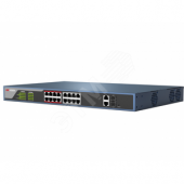 Коммутатор POE 16 RJ45 100M PoE с грозозащитой 6кВ (DS-3E0318P-E/M(B))