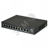 Коммутатор МАС 1К 10 портов (8 PoE) 120 Вт (1NS08F-2T)