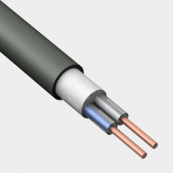 Кабель силовой ПвПГнг(А)-HF 2х6(N) - 0.66 ТРТС