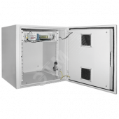 Шкаф уличный ITK LINEA O 15U 650x600, IP55 металл дверь, серый