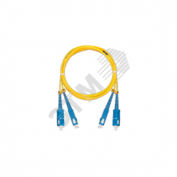 Шнур оптический соединительный SM 9/125 OS2 SC/UPC-SC/UPC двойной LSZH (NMF-PC2S2C2-SCU-SCU-003)
