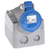 Розетка накладная 16А 3К+H+З 230В IP44 (555156)