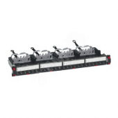 Патч-панель укомплектованная - 19дюйм - 1U - категория 6 - FTP - 24 x RJ 45