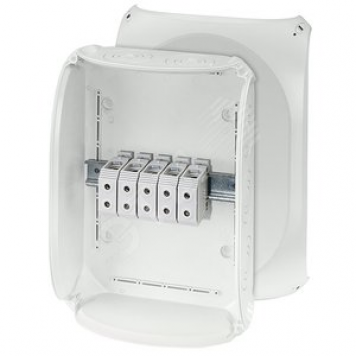 Коробка клеммная 5 положений до 50мм2 255х355х122 IP66/67 серая стойкая к УФ (KF 5050 G)