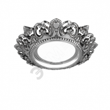 Светильник Antique CA051 Круг. Серебро/Черный Gu5.3 1/40 (CA051)