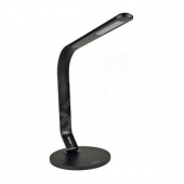 TLD-555 Black/LED/500Lm/5500K/Dimmer/USB Светильник настольный, 8W. Сенсорный выключатель. Черный. ТМ Uniel (TLD-555-0001)