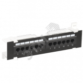 Патч-панель настенная кат.6 UTP, 12 портов (IDC Dual) (PP12-C6U-D05)