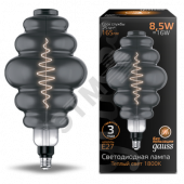 Лампа светодиодная LED-8.5W E27 Gray 165lm 1800K Filament Honeycomb GAUSS