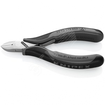 KNIPEX Кусачки боковые для электроники антистатические 115 mm, KN-7712115ESD
