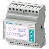 SENTRON, измерительный инструмент, 7KT PAC1600, LCD, L-L: 400 V, L-N: 230 V, 5 A, DIN-рейка, 3-фаз., M-bus + MID, прямая / активная / реактивная