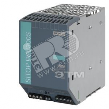 SITOP PSU300S 20 A СТАБИЛИЗИРОВАННЫЙ БЛОК ПИТАНИЯ ВХОД: 3Ф ~400-500 В ВЫХОД: =24 В/20 A