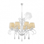 Люстра BENETTI Classic Collana хром/белый, 8хE14, коллекция CLS-011 (CLS-011-6070-08/C)
