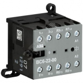 Миниконтактор BC6-22-00-05 9A (400В AC3) катушка 220-240В DС