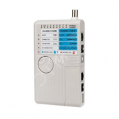 Тестер кабеля универсальный 5 в 1 RJ-45+RJ-11+1394+USB+BNC 3468 (etm12-1003)