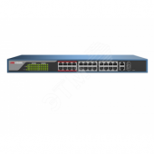 Коммутатор POE 24 RJ45 100M PoE с грозозащитой 6кВ (DS-3E0326P-E(B))
