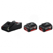 Аксессуары для системы 18 LI Базовый комплект Bosch - 2акк. x GBA 18V 4.0 Ач + з/у GAL 18V-40 (1.600.A01.9S0)