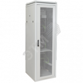 Шкаф сетевой 19дюйм ITK LINEA N 24U 600х800 мм перфорированная передняя дверь серый