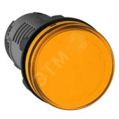 Лампа сигнальная желтая LED 220В DC (XA2EVMD5LC)