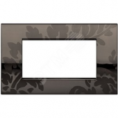 LivingLight Рамка AIR 4 поста Узор (LNC4804RM)