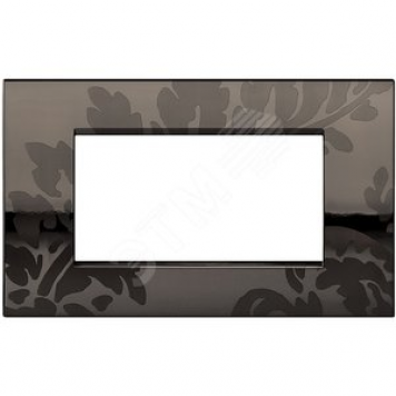LivingLight Рамка AIR 4 поста Узор (LNC4804RM)