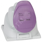 Розетка накладная 16А 2К 24В IP44 (055206)