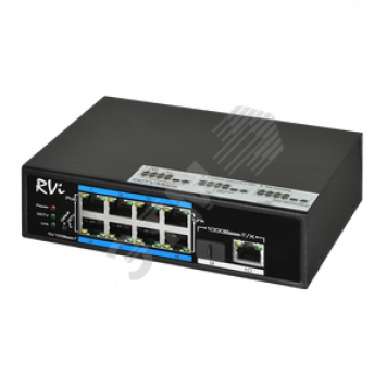 Коммутатор МАС 8К 10 портов (8 PoE) 120 Вт (2NSI08F-2H)