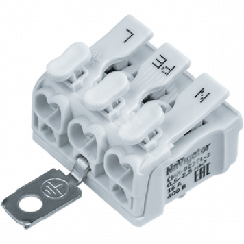 Клеммы монтаж. NTC-CMK-923PLG-3-50 (50 шт/уп) Navi (61692)