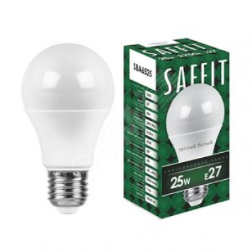 Лампа светодиодная LED 25вт Е27 теплый (SBA6525)