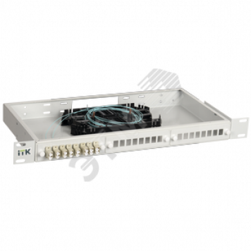 Кросс 1U укомплектованный SC (duplex) 12шт (OM4)