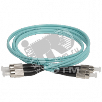 Патч-корд оптический 50/125 (OM3) FC/UPC-FC/UPC (Duplex) 15м