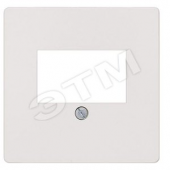 DELTA I-SYSTEM ЭЛЕКТРИЧЕСКИЙ БЕЛЫЙ НАКЛАДКА 55X55MM ДЛЯ TAE И АУДИО РОЗЕТОК (5TG2593-2)