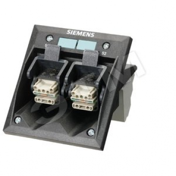 ECOFAST Соединитель гибридный PROFIBUS переход IP20 на IP65 совместная проводка: шина и SV 2 канала CU/CU гнездо/гнездо входное питание (3RK1911-1AA22)